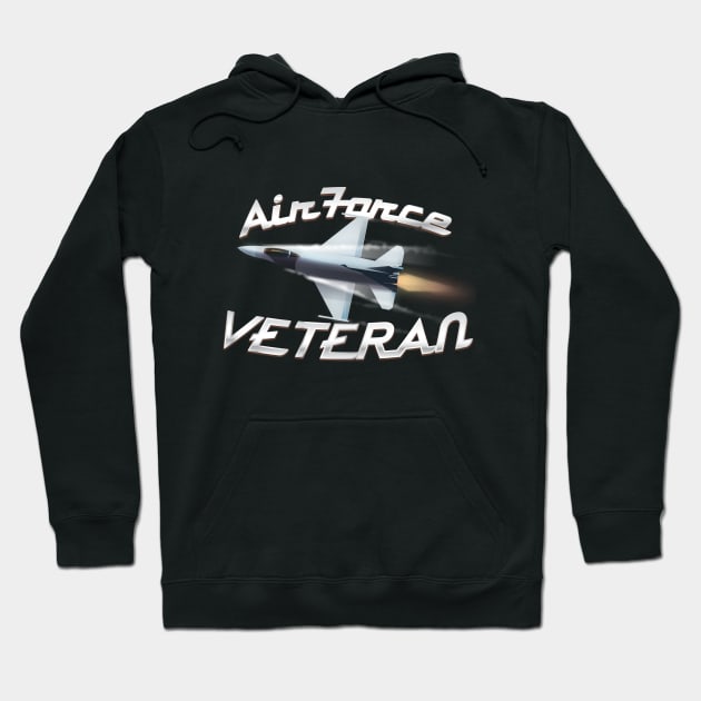 Air force Veteran Hoodie by nickemporium1